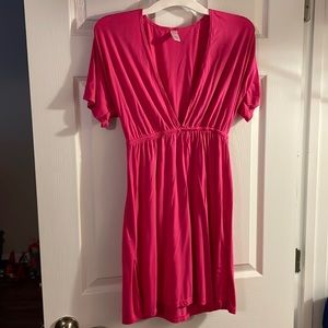 Pink dress or swimsuit cover